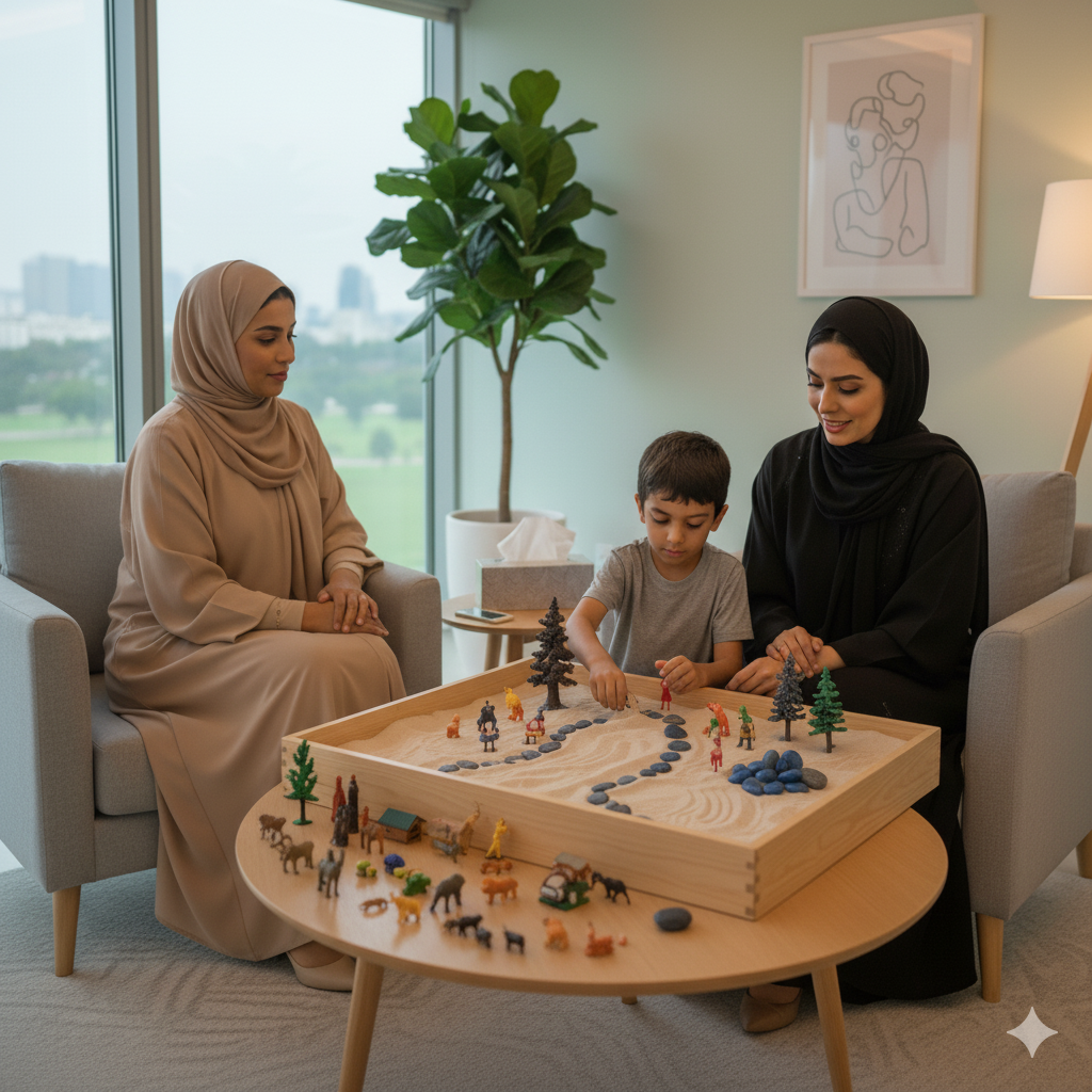 العلاج بالرمل (Sand Tray Therapy)